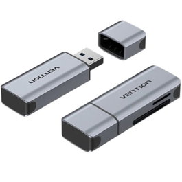 Vention Lector de tarjetas externo CLIH0 USB 3.0 (SD/TF)